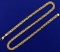 18 1/2 Inch Italian Made Bismarck Neck Chain In 14k Yellow Gold