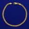 7 1/2 Inch Bismarck Link Bracelet In 14k Yellow Gold