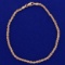 8 Inch Rope Style Bracelet In 14k Rose Gold