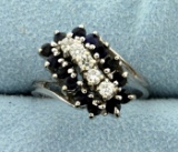 Sapphire And Diamond Ring