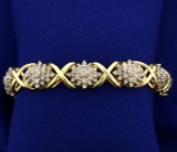 Over 7 Ct Tw Diamond Bracelet In 14k Gold