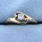 .15ct Solitaire Diamond Ring In 14k Yellow Gold