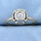 Antique 1/4ct Solitaire Old European Cut Diamond Ring In 14k Yellow Gold