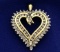 1 1/4ct Tw Diamond Heart Pendant