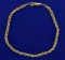 8 Inch Rope Style Bracelet In 14k Gold