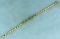 Peridot And Diamond Bracelet