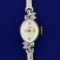 Antique Women's Wittnauer Watch With Diamonds