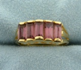 Rubellite Tourmaline Ring