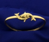 Dolphin Bangle Bracelet