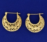 Crescent Shape Designer Earrings