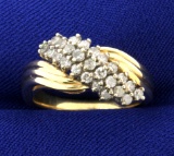 1/2ct Tw Diamond Ring In 14k Yellow Gold