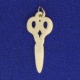 Scissor Charm In 14k Yellow Gold