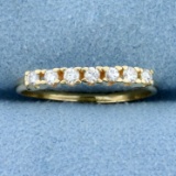 Diamond Wedding Or Anniversary Ring Band In 14k Yellow Gold