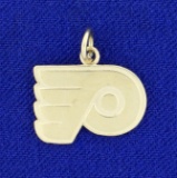 Philadelphia Flyers Pendant Or Charm In 14k Yellow Gold