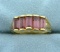 Rubellite Tourmaline Ring In 14k Yellow Gold