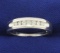 1/4 Ct Tw Diamond Wedding Band In 14k White Gold