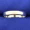 Men's Sterling Silver Wedding Band Ring