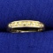Diamond Wedding Band Ring In 10k Yellow Gold