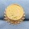 Persian Pahlavi Gold Coin Ring In 14k Yellow Gold