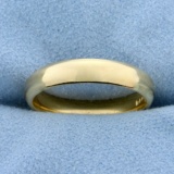 18k Yellow Gold Wedding Band Ring