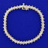 3 Ct Tw Diamond Tennis Bracelet In 14k Yellow Gold