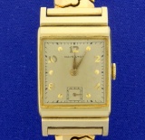 Vintage 14k Gold 1946 Hamilton Men's Wrist Watch