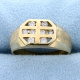 Milor, Accessories, Mens Italy 8k Milor Gold Mesh Ring Sz 13