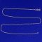20 Inch Twisting Flat S Link Neck Chain In 14k Yellow Gold
