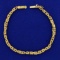 8 Inch Byzantine Link Bracelet In 14k Yellow Gold
