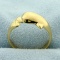 Wrap Around Dolphin Ring In 18k Yellow Gold