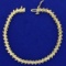 2ct Tw Diamond Tennis Bracelet In 10k Yellow Gold