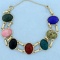 Vintage Scarab Bracelet In 14k Yellow Gold