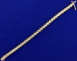 5ct Tw Diamond Tennis Bracelet In 14k Yellow Gold