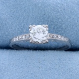 .6 Ct Tw Diamond Engagement Ring In Platinum