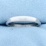3mm Wedding Band Ring In Platinum