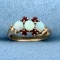 Antique Ruby And Opal Ring In 10k Rose Gold