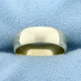 5.8mm Wide Wedding Band Ring In 10k Yellow Gold