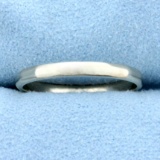 Unique White Gold Band Ring In 14k White Gold