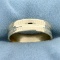 Unique Pattern Gold Band Ring In 14k Yellow Gold