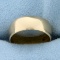 Wide Wedding Band Ring In 18k Yellow Gold