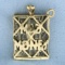 Mad Money Mechanical Moveable Purse Charm In 14k Yellow Gold