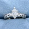 1 1/2 Ct Tw Marquise Diamond Engagement Ring In 14k Yellow Gold