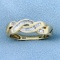 1/3ct Tw Woven Design Baguette Diamond Band Ring In 10k Yellow Gold