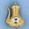 Aladdin's Lamp Charm In 18k Yellow Gold