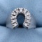 1/2ct Tw Diamond Horseshoe Ring In 14k White Gold