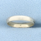 Thin Wedding Band Ring In 10k Yellow Gold
