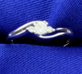.2ct Tw Diamond 3 Stone Ring In 10k White Gold