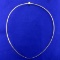 V Choker Collar Necklace In 18k Yellow Gold
