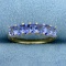 1.5ct Tw Tanzanite Ring In 14k Yellow Gold