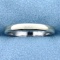 2.4mm White Gold Wedding Band Ring In 14k White Gold